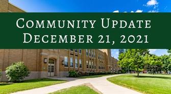 Community Update December 21, 2021