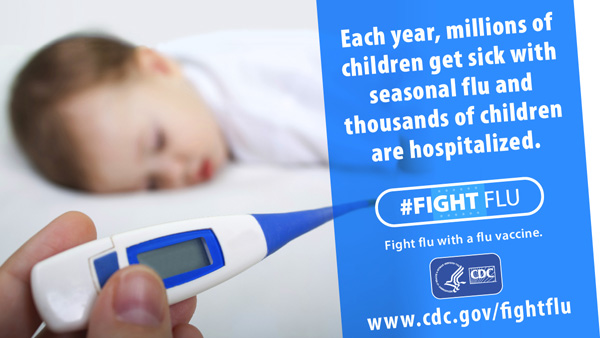 Each year, millions of children get sick with seasonal flu and thousands of children are hospitalized. 