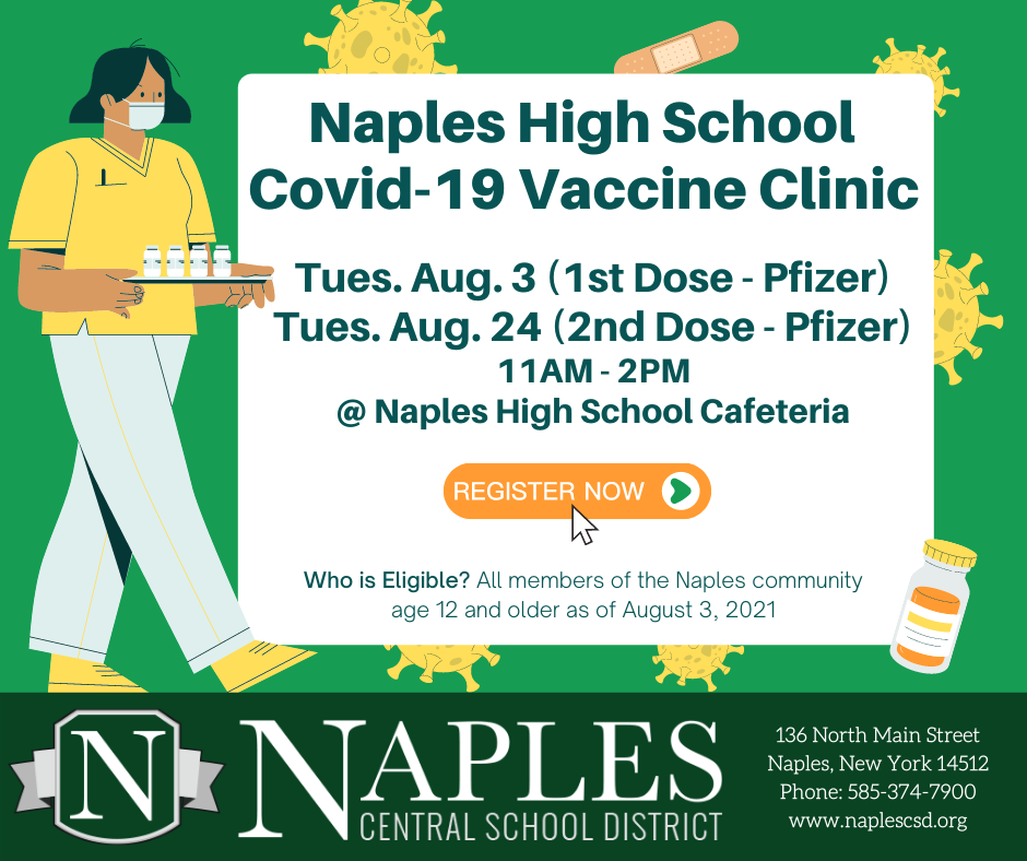 Naples High School Pfizer Covid-19 Vaccine Clinic