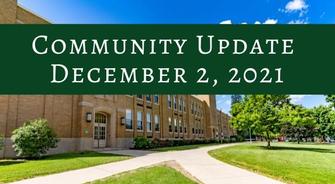 Community Update December 2, 2021