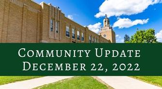 Community Update December 22, 2022