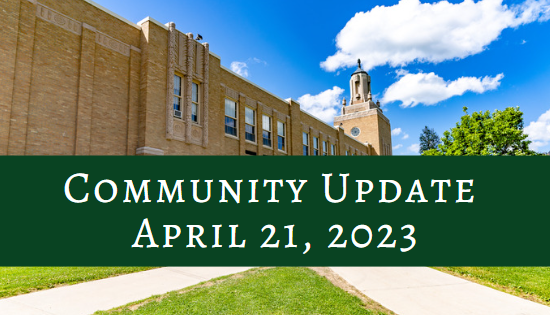 Community Update April 21, 2023